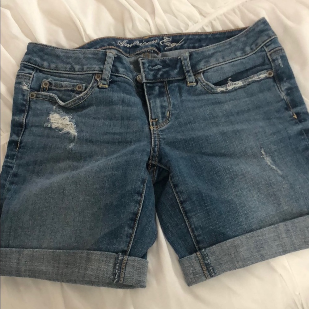 American eagle jean shorts